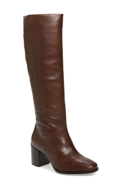 Seychelles Twist Of Fate Tall Boot In Brown Leather
