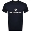 Belstaff Mens Logo T-shirt Navy