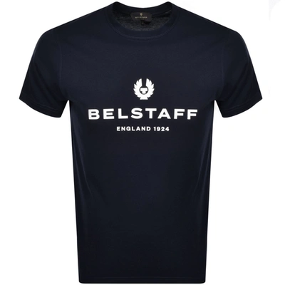 Belstaff Mens Logo T-shirt Navy