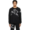 GIVENCHY BLACK REFRACTED LOGO SWEATSHIRT