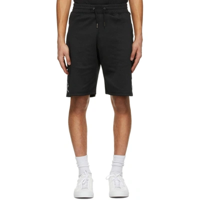 Givenchy Black Jersey Refracted Logo Shorts
