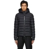 GIVENCHY BLACK BAND LOGO PUFFER JACKET