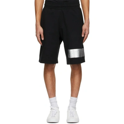 Givenchy Black Logo Latex Band Shorts