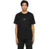 GIVENCHY BLACK EMBROIDERED REFRACTED T-SHIRT