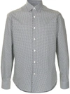 FERRAGAMO GEOMETRIC PRINT COTTON SHIRT