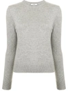 Co Crewneck Cashmere Sweater In Grey