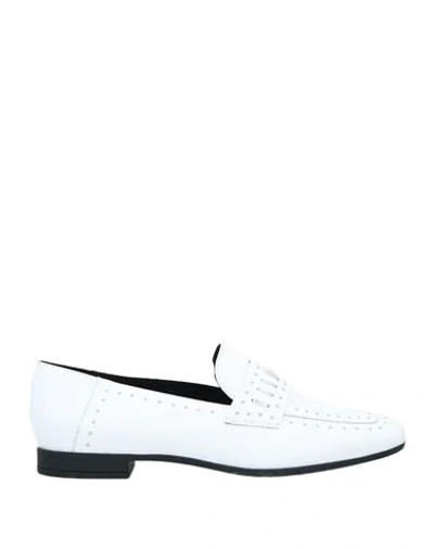 Geox Loafers In White