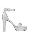 Aldo Castagna Sandals In Silver