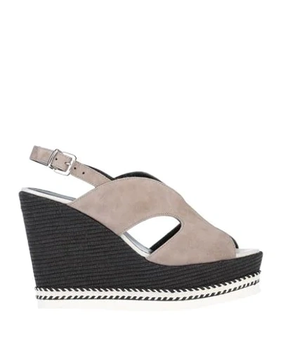 Gianmarco Sorelli Sandals In Grey