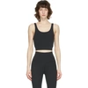 NIKE BLACK YOGA LUXE CROP TANK TOP