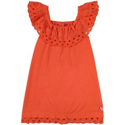 Agatha Ruiz De La Prada Kids' Ruffle Dress Orange