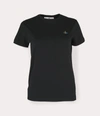 Vivienne Westwood Logo-embroidered Crew-neck T-shirt In Black