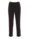 TWINSET LOGO CHARM PANTS IN BLACK