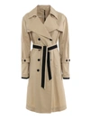 ADD COTTON BLEND LONG TRENCH COAT
