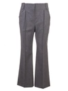 FENDI FLARED SUIT PANTS IN GRAY