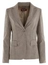 MAX MARA BELLO BLAZER IN GRAY