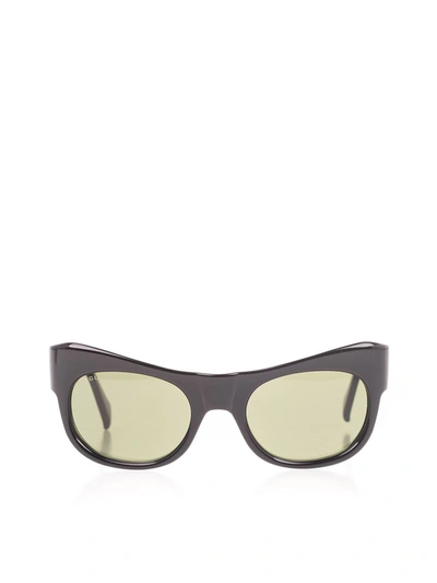 Gucci Rectangular Sunglasses In Black