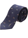 PAUL SMITH BIKE PATTERN TIE IN BLUE