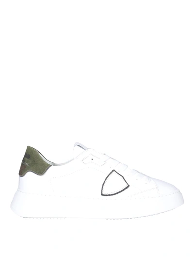 Philippe Model White Leather Temple M Veau Trainers