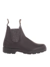 BLUNDSTONE ELASTICATED DETAILS ANKLE BOOTS IN BLACK