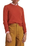 ALEX MILL CLAIRE WOOL & CASHMERE CREWNECK SWEATER,840037822974