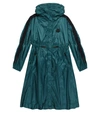 Moncler Brunilda Hooded Windbreaker Petrol Green In Green