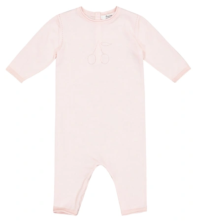 Bonpoint Baby棉质连身衣 In Pink