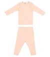 BONPOINT BABY COTTON TOP AND PANTS SET,P00554714
