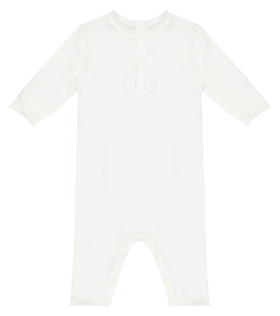Bonpoint Baby棉质连身衣 In White