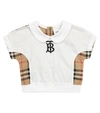 BURBERRY BABY VINTAGE CHECK COTTON TOP,P00557444