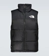 The North Face 1996 Retro Nuptse Down Vest In Recycled Tnf Black
