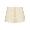 AMERICAN VINTAGE BOBYPARK OFF-WHITE TERRY COTTON SHORTS,3991786