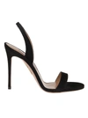 AQUAZZURA SO NUDE SANDAL 105,SNUHIGS0.SUE BLACK