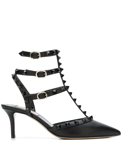 Valentino Garavani Women's Black Leather Heels
