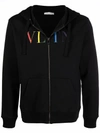 VALENTINO VALENTINO MEN'S BLACK COTTON SWEATSHIRT,VV3MF11I73B20T XS