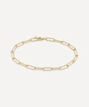 Monica Vinader Gold Plated Vermeil Silver Alta Textured Chain Bracelet In Gold