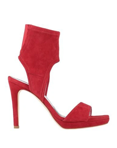 Alluminio Sandals In Red