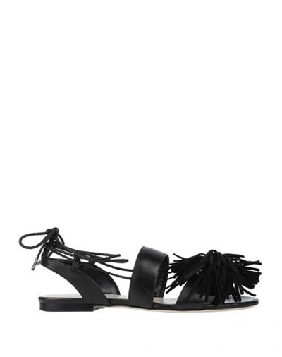 Fabiana Filippi Sandals In Black