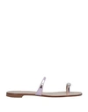 Giuseppe Zanotti Toe Strap Sandals In Pink