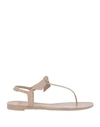 Alexandre Birman Toe Strap Sandals In Pink