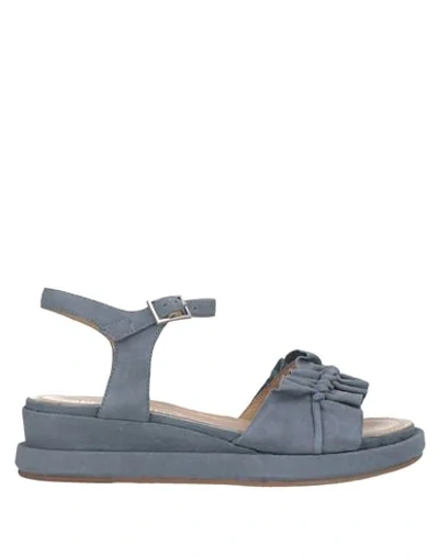 Adele Dezotti Sandals In Lead