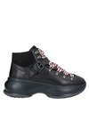 Hogan Maxi I Active Ankles Boots In Black
