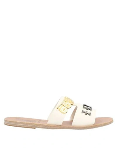 Ancient Greek Sandals Sandals In White