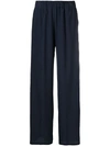 P.a.r.o.s.h Wide Leg Trousers In Black