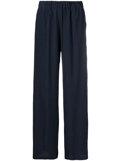 P.a.r.o.s.h High-waisted Wide-leg Trousers In Black