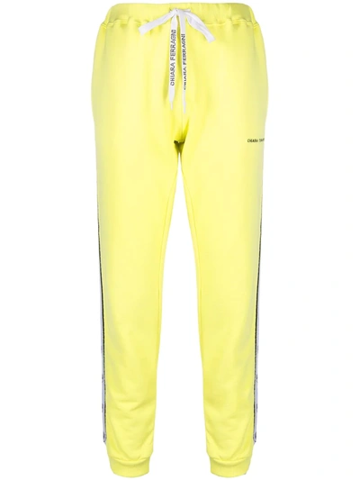 Chiara Ferragni Logomania Track Trousers In Yellow