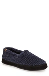 Acorn Moc Slipper In Navy Block