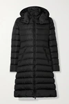 MONCLER LEMENEZ HOODED QUILTED ECONYL DOWN COAT