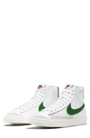 Nike Blazer Mid '77 Vintage Sneaker In White Green/black