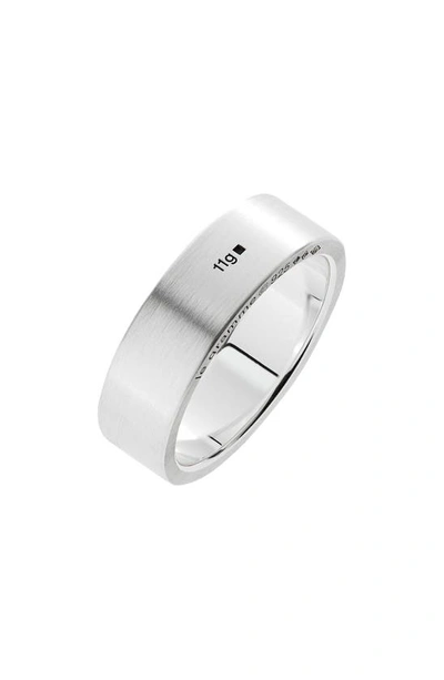 Le Gramme Ribbon 9g Brushed Sterling Silver Band Ring